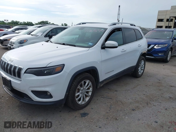 2019 Jeep Cherokee Latitude z VIN 1C4PJLCX8KD313153, wystawiony jako IAAI lot #42608299 z przebiegiem 76 394 mil mil oraz . Historia ofert i sprzedaży dostępna na DreamBid. Obrazek 17.