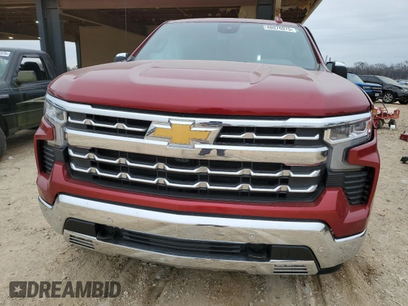 2024 Chevrolet Silverado 1500 LTZ with VIN 1GCUDGED0RZ248641, listed as a Copart auction lot 46076975 with 25,459 mi miles and Salvage Title. Bid and sale history available at DreamBid. Image 5.
