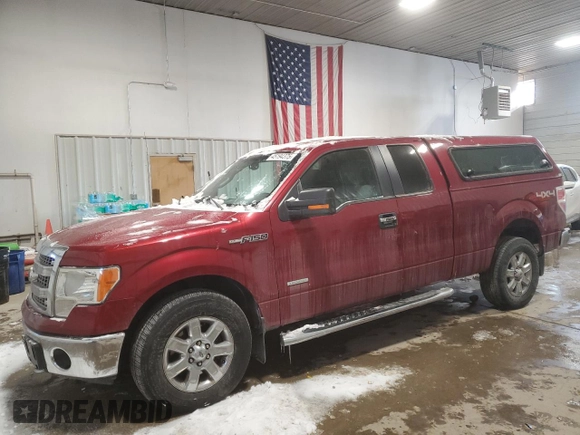 2013 Ford F-150 XL with VIN 1FTFX1ET3DKG27302, listed as a Copart auction lot 45194375 with 147,762 mi miles and Salvage Title. Bid and sale history available at carsss.com. Image 1.