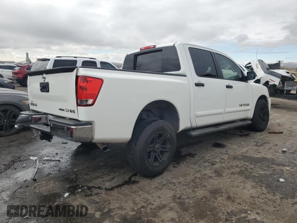 2013 Nissan Titan SV with VIN 1N6BA0EC7DN305798, listed as a Copart auction lot 80024134 with 276,659 mi miles and Salvage title. Bid and sale history available at DreamBid. Image 3.