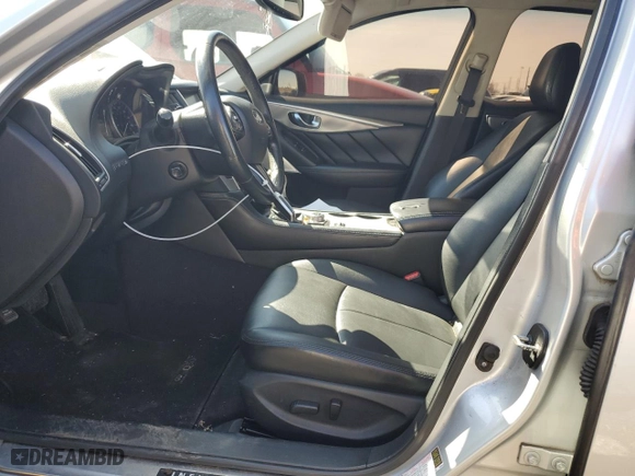 2017 Infiniti Q50 3.0t Premium with VIN JN1EV7AR3HM833778, listed as a Copart auction lot 50554175 with 92,356 mi miles and Clean Title. Bid and sale history available at carsss.com. Image 7.