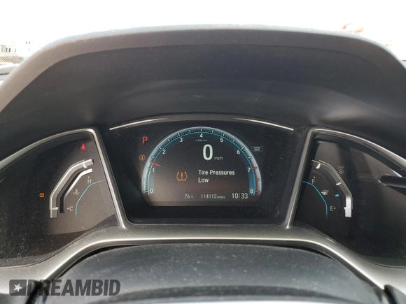 2016 Honda Civic EX with VIN 19XFC2F75GE089051, listed as a Copart auction lot 55036395 with 114,112 mi miles and Salvage Title. Bid and sale history available at DreamBid. Image 9.