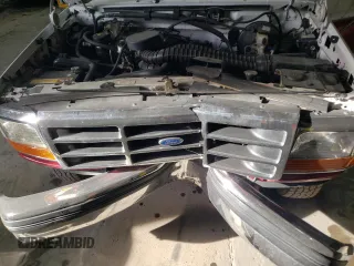 1995 Ford F-150 with VIN 1FTEF15H0SLB89677, listed as a Copart auction lot 89332325 with 186,501 mi miles and Salvage Title. Bid and sale history available at carsss.com. Image 12.