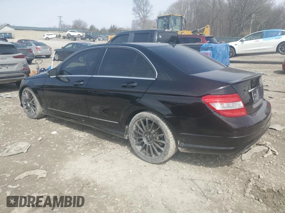 2011 Mercedes-Benz C 350 Sport with VIN WDDGF5GB9BR154003, listed as a Copart auction lot 48178435 with 141,584 mi miles and Salvage title. Bid and sale history available at DreamBid. Image 2.