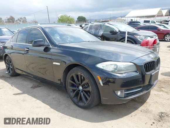 2011 BMW 5 Series 535i with VIN WBAFR7C58BC266218, listed as a IAAI auction lot 42116669 with 217,150 mi miles and . Bid and sale history available at carsss.com. Image 1.