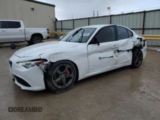 2018 Alfa Romeo Giulia with VIN ZARFAEBN3J7591484, listed as a Copart auction lot 86514884 with 94,276 mi miles and Salvage Title. Bid and sale history available at carsss.com. Image 1.