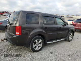 2012 Honda Pilot EX-L with VIN 5FNYF4H60CB016206, listed as a Copart auction lot 51172215 with 191,421 mi miles and Salvage Title. Bid and sale history available at carsss.com. Image 3.