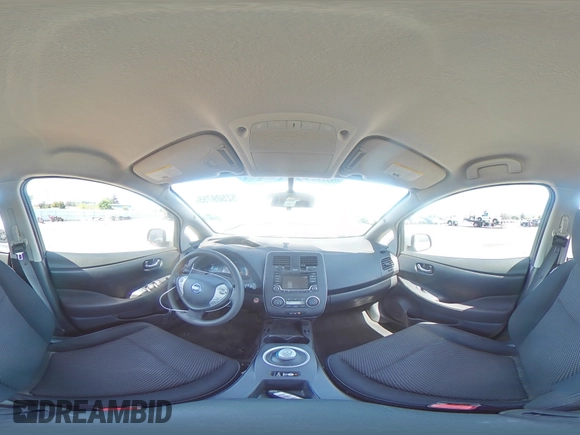 2017 Nissan LEAF SV with VIN 1N4BZ0CP8HC302191, listed as a Copart auction lot 52509755 with 58,852 mi miles and Salvage title. Bid and sale history available at DreamBid. Image 12.