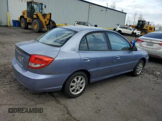 2003 Kia Rio with VIN KNADC125X36279379, listed as a Copart auction lot 50389895 with 0 mi miles and Clean Title. Bid and sale history available at carsss.com. Image 3.