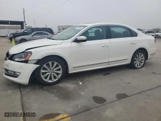 2013 Volkswagen Passat SEL Premium with VIN 1VWCH7A38DC057071, listed as a Copart auction lot 42925745 with 98,050 mi miles and Salvage Title. Bid and sale history available at carsss.com. Image 1.