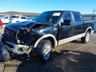 2007 Ford F-150 XLT with VIN 1FTPW14V97KD59614, listed as a IAAI auction lot 40870164 with 186,134 mi miles. Bid and sale history available at carsss.com. Image 17.