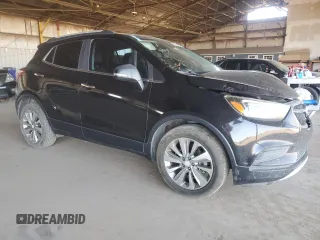 2017 Buick Encore Preferred with VIN KL4CJASB5HB177197, listed as a Copart auction lot 62107095 with 74,353 mi miles and Salvage title. Bid and sale history available at DreamBid. Image 4.