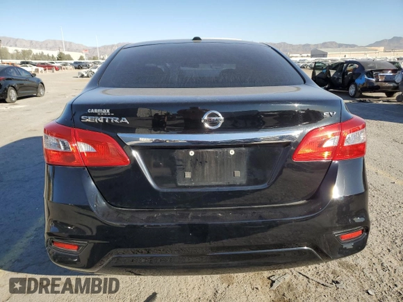 2017 Nissan Sentra SV with VIN 3N1AB7AP8HL695901, listed as a Copart auction lot 44817245 with 78,805 mi miles and Salvage Title. Bid and sale history available at carsss.com. Image 6.