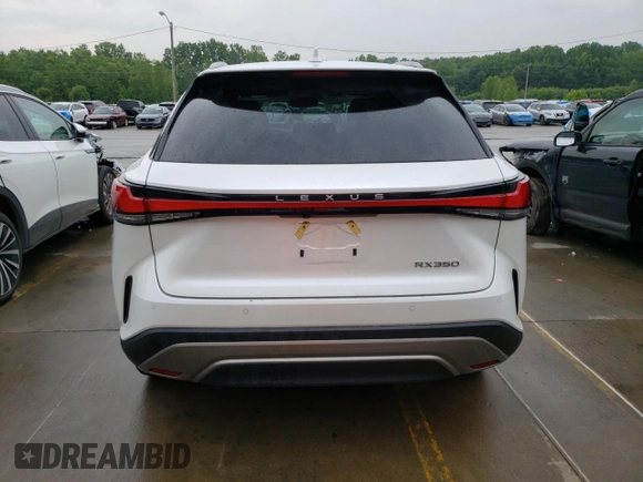 2023 Lexus RX 350 with VIN 2T2BAMBA1PC010728, listed as a Copart auction lot 60052205 with 7,096 mi miles and Salvage title. Bid and sale history available at DreamBid. Image 6.