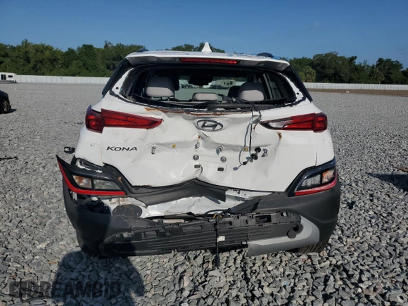 2023 Hyundai Kona SEL with VIN KM8K62AB9PU018823, listed as a Copart auction lot 54870305 with 24,585 mi miles and Clean Title. Bid and sale history available at DreamBid. Image 6.