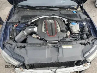 2014 Audi S6 Prestige with VIN WAUF2AFC3EN004451, listed as a Copart auction lot 76411334 with 0 mi miles and Salvage Title. Bid and sale history available at carsss.com. Image 11.