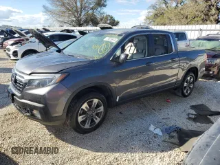 2018 Honda Ridgeline RTL with VIN 5FPYK3F54JB015872, listed as a Copart auction lot 77525614 with Not provided miles and Salvage title. Bid and sale history available at DreamBid. Image 1.