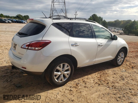 2012 Nissan Murano SL with VIN JN8AZ1MW9CW209208, listed as a Copart auction lot 70034254 with 172,605 mi miles and Salvage Title. Bid and sale history available at carsss.com. Image 3.