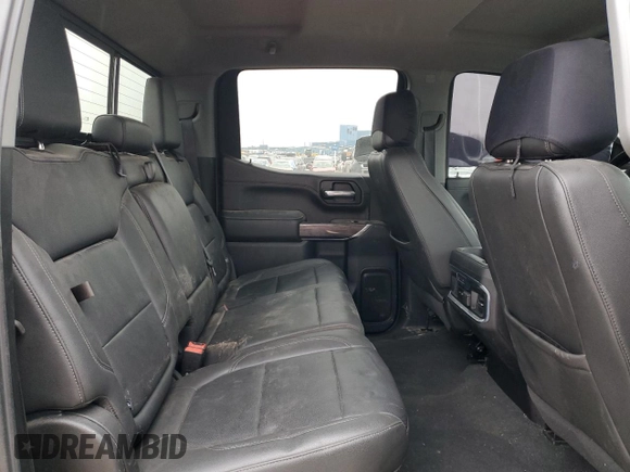 2021 Chevrolet Silverado 1500 LTZ with VIN 1GCUYGET5MZ135627, listed as a Copart auction lot 46025674 with Not Provided miles and Salvage Title. Bid and sale history available at DreamBid. Image 10.