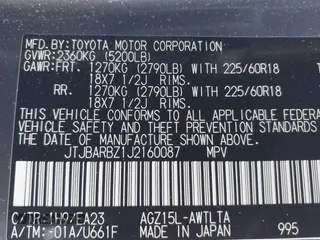 2018 Lexus NX with VIN JTJBARBZ1J2160087, listed as a IAAI auction lot 41975528 with 39,056 mi miles. Bid and sale history available at carsss.com. Image 9.