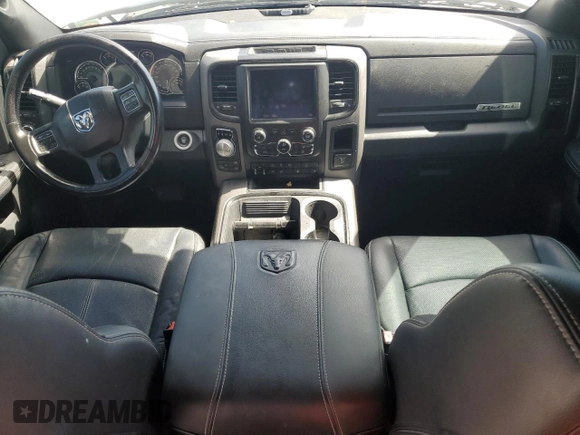 2018 Ram 1500 Rebel with VIN 1C6RR7YT4JS179421, listed as a Copart auction lot 56850195 with 66,409 mi miles and Salvage title. Bid and sale history available at DreamBid. Image 8.