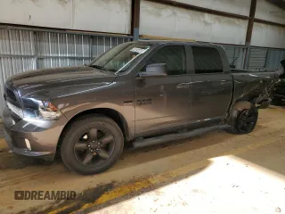 2018 Ram 1500 Tradesman with VIN 1C6RR7KT7JS321849, listed as a Copart auction lot 43197275 with 142,497 mi miles and Salvage title. Bid and sale history available at DreamBid. Image 1.
