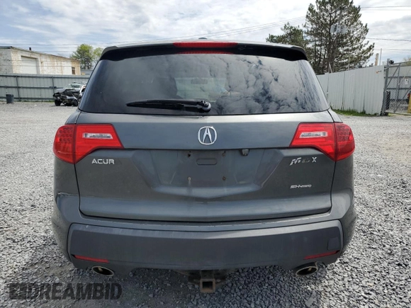 2007 Acura MDX Tech Pkg with VIN 2HNYD28317H523240, listed as a Copart auction lot 55275295 with 205,768 mi miles and Clean Title. Bid and sale history available at carsss.com. Image 6.