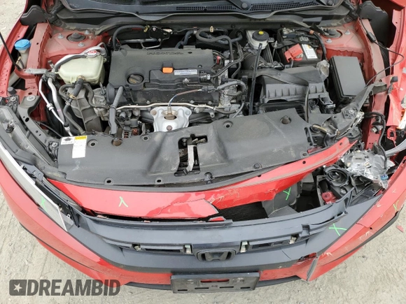 2016 Honda Civic EX with VIN 2HGFC2F77GH518504, listed as a Copart auction lot 53779945 with 158,932 mi miles and Salvage Title. Bid and sale history available at DreamBid. Image 11.
