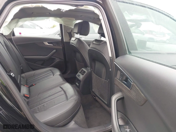 2019 Audi A4 Premium with VIN WAUGMAF45KN021738, listed as a IAAI auction lot 41583455 with 53,337 mi miles. Bid and sale history available at carsss.com. Image 8.