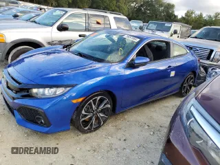 2019 Honda Civic Si with VIN 2HGFC3A50KH751824, listed as a Copart auction lot 76897984 with 73,511 mi miles and Salvage Title. Bid and sale history available at DreamBid. Image 1.