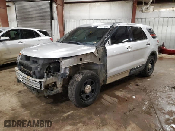 2014 Ford Utility Police Interceptor with VIN 1FM5K8AR4EGA55198, listed as a Copart auction lot 79097604 with 213,175 mi miles and Clean Title. Bid and sale history available at carsss.com. Image 1.
