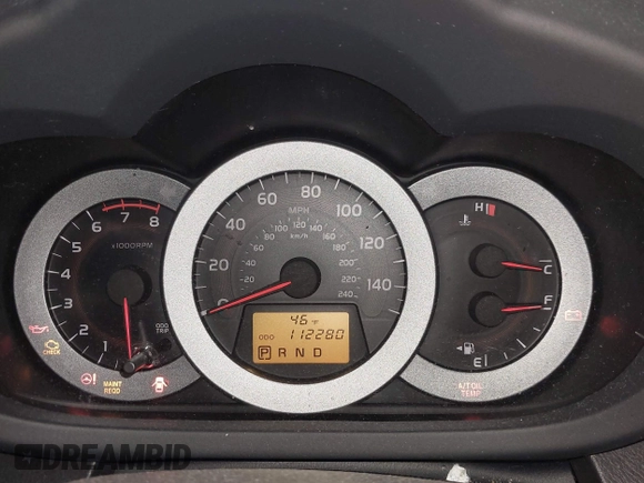 2011 Toyota RAV4 Sport with VIN JTMRK4DV1B5099996, listed as a IAAI auction lot 41237390 with 112,280 mi miles. Bid and sale history available at carsss.com. Image 7.