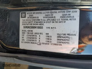 2008 Hummer H2 SUV with VIN 5GRGN23888H108830, listed as a Copart auction lot 82660574 with 180,197 mi miles and Salvage Title. Bid and sale history available at carsss.com. Image 13.