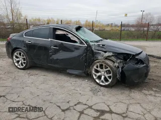 2014 Buick Regal GS with VIN 2G4GU5GXXE9265276, listed as a Copart auction lot 82162244 with Not Provided miles and Salvage Title. Bid and sale history available at DreamBid. Image 4.