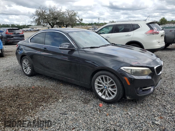 2016 BMW 2 Series 228i with VIN WBA1F9C5XGV546524, listed as a Copart auction lot 56698965 with 108,459 mi miles and Salvage title. Bid and sale history available at DreamBid. Image 4.