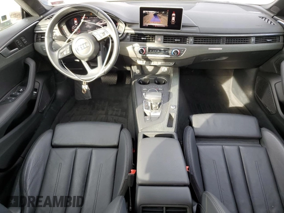 2019 Audi A5 Sportback Premium Plus with VIN WAUENCF58KA023337, listed as a Copart auction lot 45813494 with 42,650 mi miles. Bid and sale history available at carsss.com. Image 8.