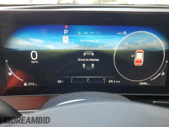 2025 Kia Sportage SX-Prestige с VIN 5XYK53DF7SG292284, выставлен на аукционе Copart как лот 64005715 с пробегом 5 846 миль миль и Списание • Salvage title. История ставок и продаж доступна на DreamBid. Изображение 9.