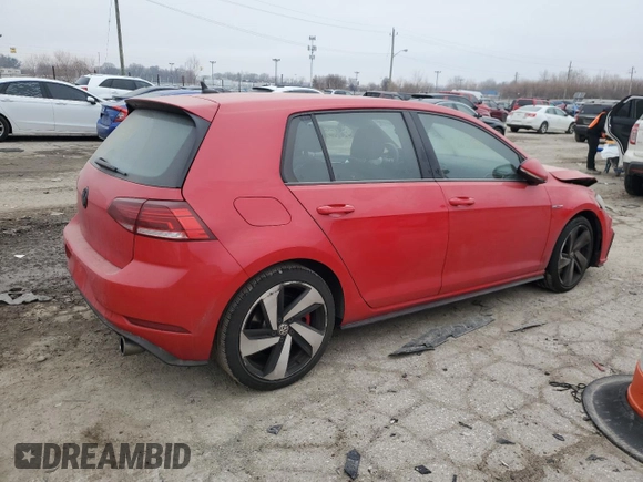 2020 Volkswagen Golf GTI S with VIN 3VW6T7AU0LM006388, listed as a Copart auction lot 41714844 with 42,077 mi miles. Bid and sale history available at carsss.com. Image 3.