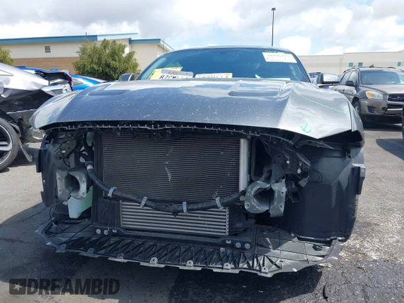 2019 Ford Mustang EcoBoost with VIN 1FA6P8TH6K5202441, listed as a IAAI auction lot 41896129 with 49,882 mi miles and . Bid and sale history available at carsss.com. Image 6.
