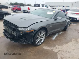 2022 Ford Mustang GT with VIN 1FA6P8CF5N5130618, listed as a IAAI auction lot 41392137 with 18,548 mi miles. Bid and sale history available at carsss.com. Image 21.