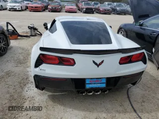 2019 Chevrolet Corvette Grand Sport 1LT with VIN 1G1YW2D72K5124368, listed as a Copart auction lot 77957464 with Not provided miles and Non repairable. Bid and sale history available at DreamBid. Image 6.