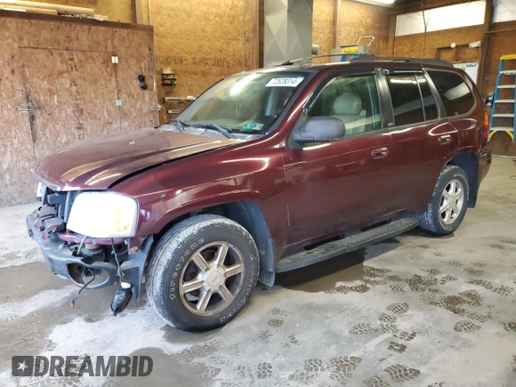 2007 GMC Envoy SLT with VIN 1GKDT13SX72108964, listed as a Copart auction lot 72528314 with 174,163 mi miles and Salvage Title. Bid and sale history available at carsss.com. Image 1.