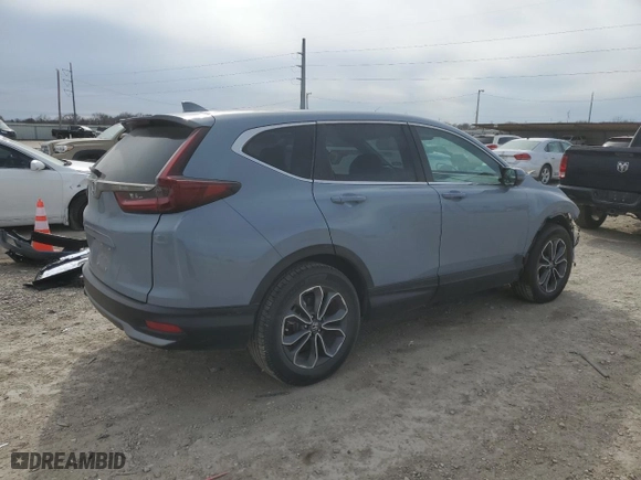 2022 Honda CR-V EX with VIN 5J6RW1H58NA000061, listed as a Copart auction lot 46437895 with 13,710 mi miles and Salvage Title. Bid and sale history available at carsss.com. Image 3.