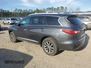 2014 Infiniti QX60 with VIN 5N1AL0MM9EC526329, listed as a Copart auction lot 47194075 with 153,174 mi miles and Salvage Title. Bid and sale history available at carsss.com. Image 2.