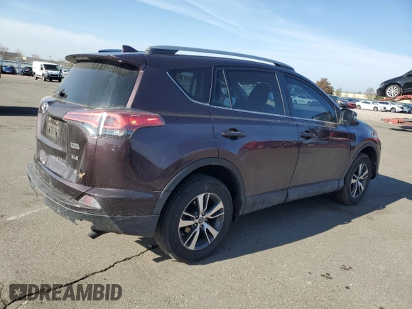 2018 Toyota RAV4 XLE with VIN 2T3WFREVXJW461897, listed as a Copart auction lot 48459355 with 159,479 mi miles and Salvage Title. Bid and sale history available at DreamBid. Image 3.