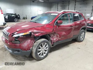 2018 Jeep Cherokee Limited z VIN 1C4PJMDX4JD603053, wystawiony jako Copart lot #54016065 z przebiegiem 109 520 mil mil oraz Czysty tytuł • Clean title. Historia ofert i sprzedaży dostępna na DreamBid. Obrazek 1.