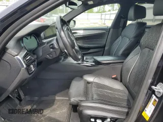 2018 BMW 5 Series 540i with VIN WBAJE5C53JWA94657, listed as a Copart auction lot 51058014 with 63,460 mi miles and Salvage Title. Bid and sale history available at carsss.com. Image 7.