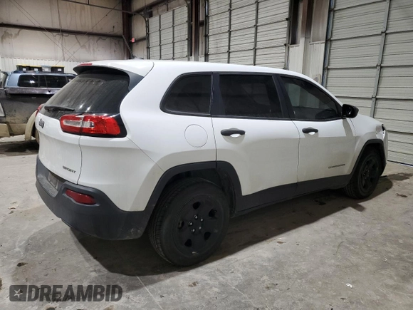 2014 Jeep Cherokee Sport with VIN 1C4PJLAB0EW320792, listed as a Copart auction lot 42204355 with 183,107 mi miles and Salvage Title. Bid and sale history available at DreamBid. Image 3.