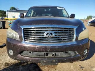 2012 Infiniti QX56 8-passenger with VIN JN8AZ2ND0C9716421, listed as a Copart auction lot 80701904 with 124,124 mi miles and Clean Title. Bid and sale history available at carsss.com. Image 5.
