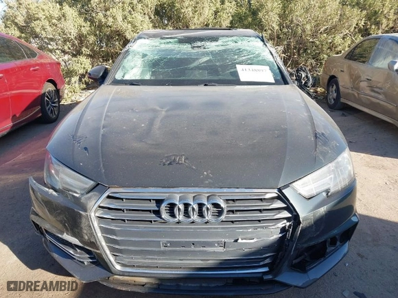 2018 Audi A4 Premium with VIN WAUKMAF40JA111783, listed as a IAAI auction lot 41348897 with 1 mi miles. Bid and sale history available at carsss.com. Image 12.